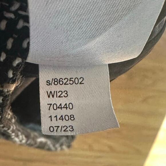 Ann Taylor Factory Black Plaid Midi Skirt - Picture 8 of 8